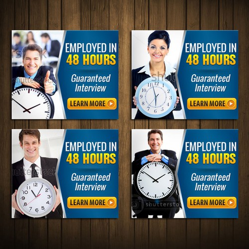 Create a Banner that gurantees a local job interview in 48 hours!