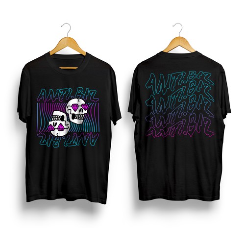 T-shirt design for streetwear brand Anti.biz