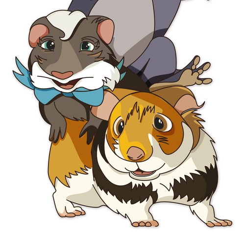 Pet illustration from a children's theme park