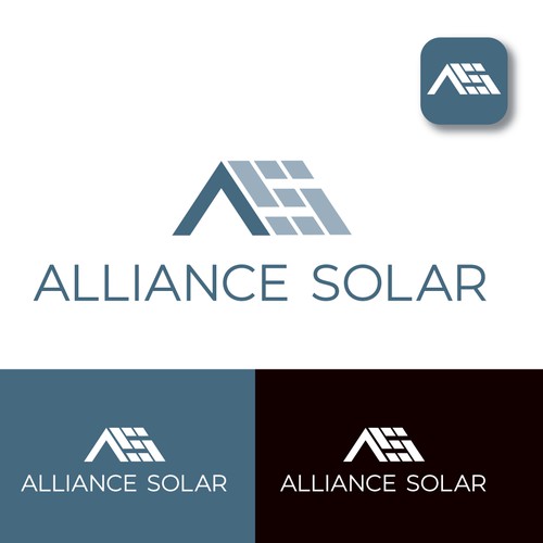 Modern concept for a solar company