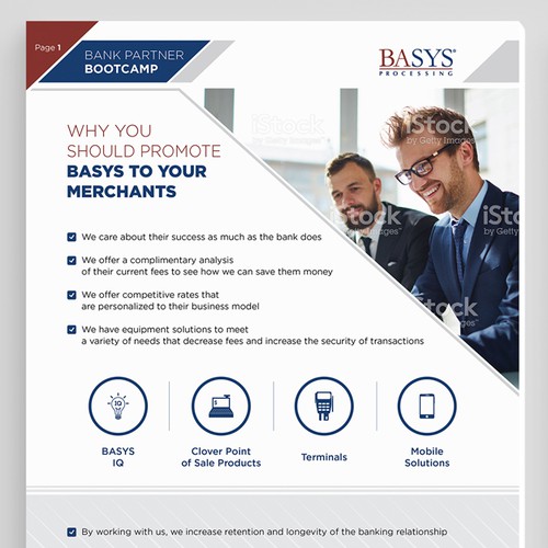 Bank Partner Bootcamp flyer design