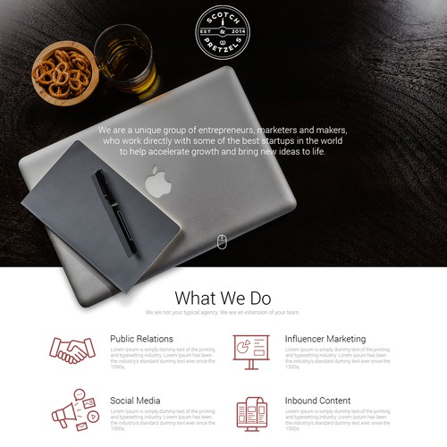 Landing Page Design