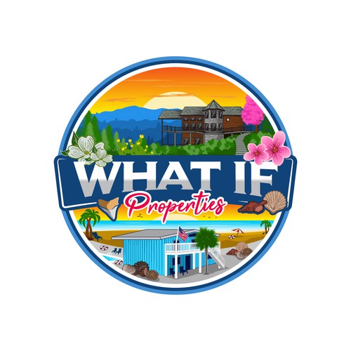 What If Properties Logo Design
