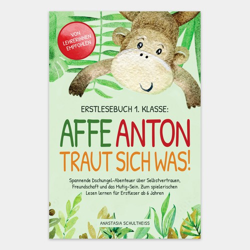 "Affe Anton Traut Sich Was!" Book Cover Design