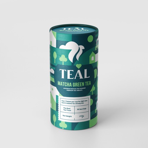 Tea Packaging Design - TEAL