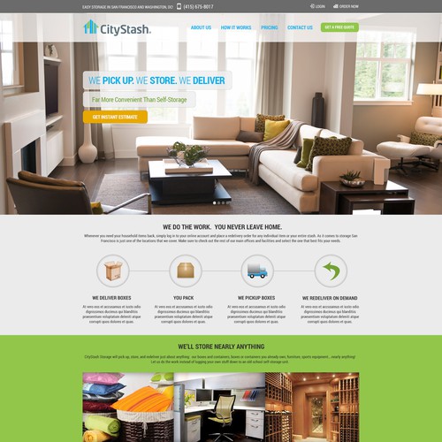 Straightforward but beautiful redesign for CityStash!