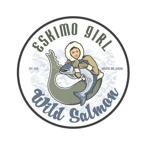 Eskimo Girl Wild Salmon