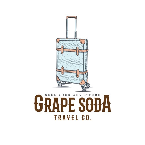 Vintage Travel Logo with a Nod to Disney
