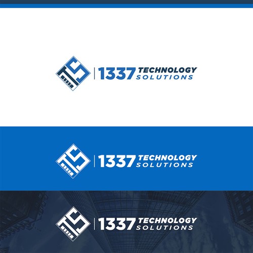 Elegant Logo Design for 1337 Technology Solutions