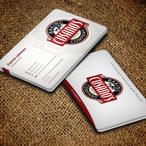 stationery for Cusano's Baking Company