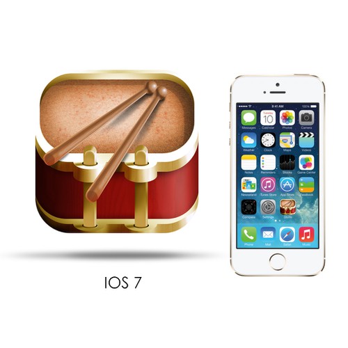 Drums Master App Icon Redesign