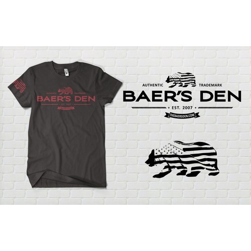 T-Shirt for Local Men's Clothing Store! The Baer's Den