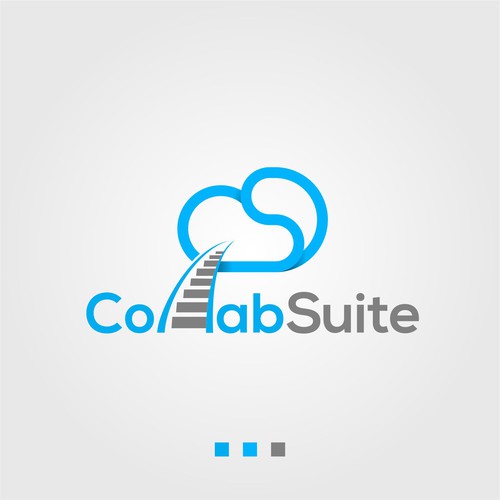 Modern concept of cloud logo