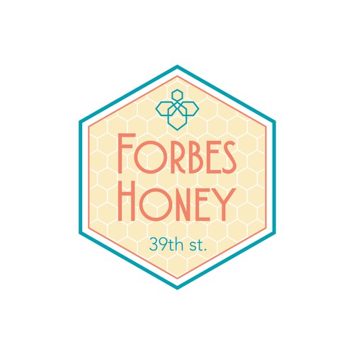 Retro-modern logo design for a family-owned apiary