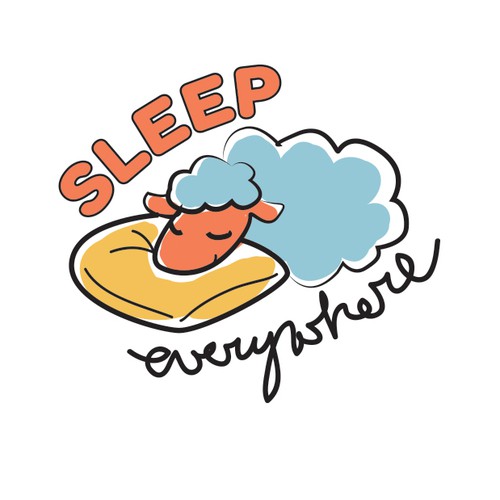 Logo for inflatable pillow