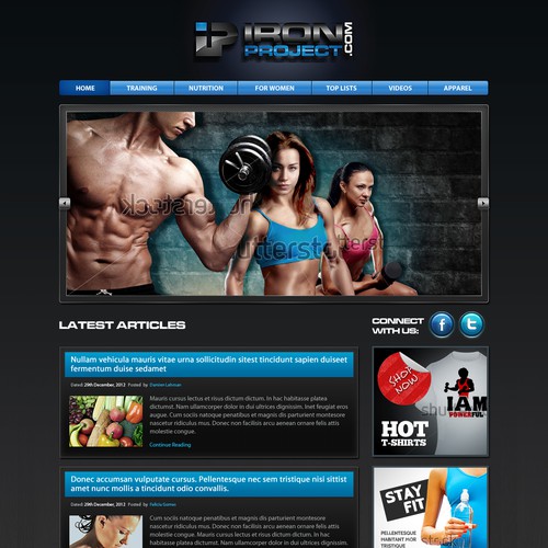 New website design wanted for Iron Project