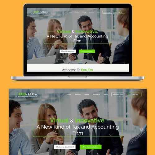 Nice and Simple Corporate website