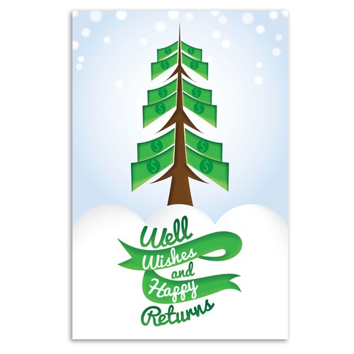 Holiday card for tax/accounting firm