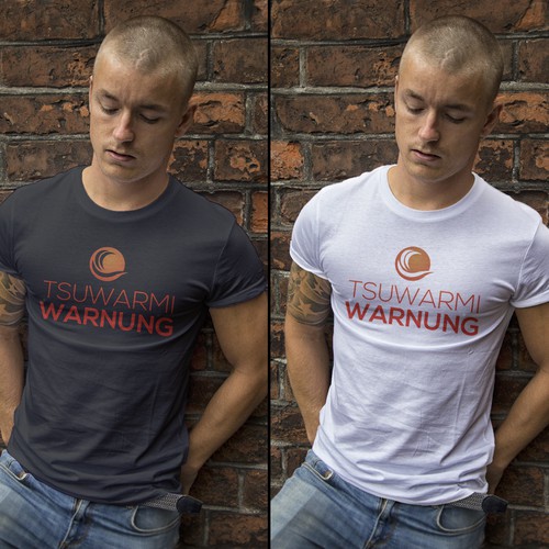 German "Tsuwarmi Warnung" Shirt Design