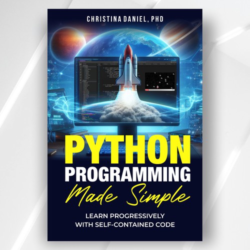 Cover Design for Programming Book with Space Theme