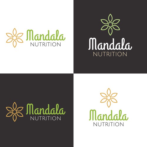 Mandala Nutrition Logo design