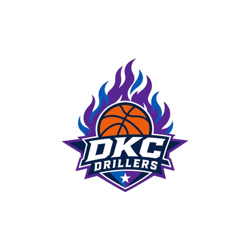 OKC Drillers — Basketball Team Logo
