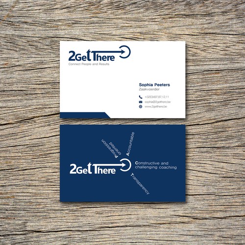 Create a catchy business card for a freelance manager