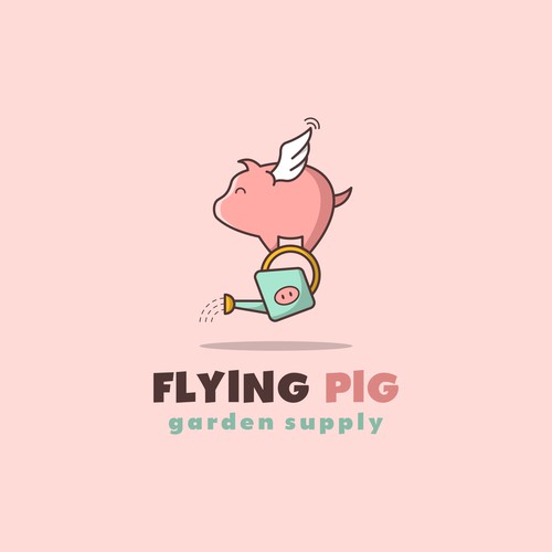 Flying pig logo
