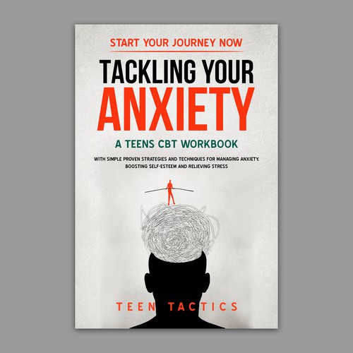 A bold, eye -catching cover to appeal to teenagers and empower them to conquer their anxiety
