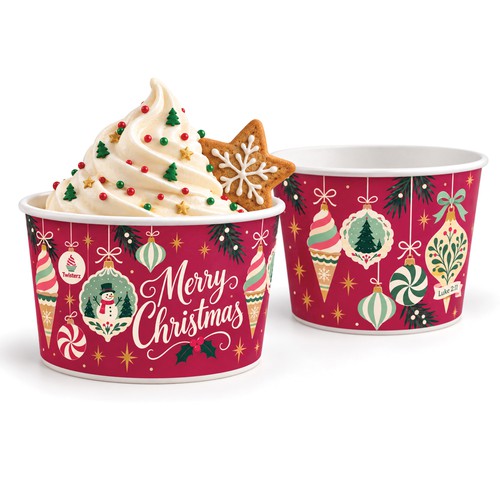 Holiday cup design