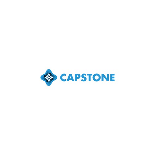 Capstone | Modern Swoosh Technology Logo Design