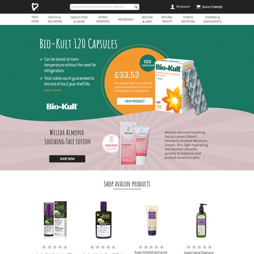Living Earth New e-commerce website
