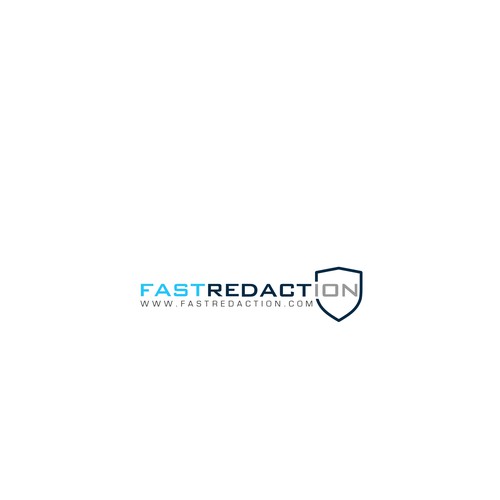 Authorative bold logo for FastRedacgion service.