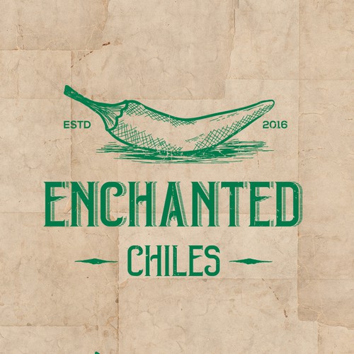 Logo concept for Enchanted Chiles
