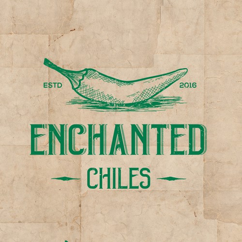 Logo concept for Enchanted Chiles