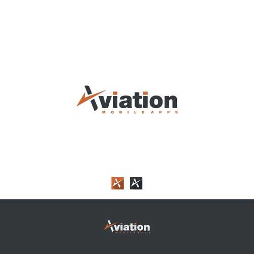 New aviation mobile apps consulting business needs logo & branding.