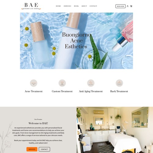 BAE skin Square website