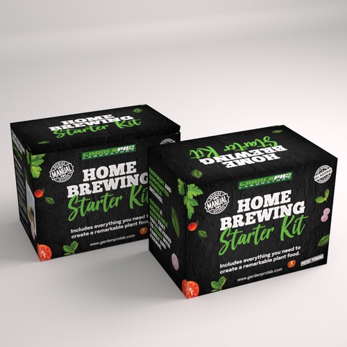 Packaging Design for Home Brewing Kit