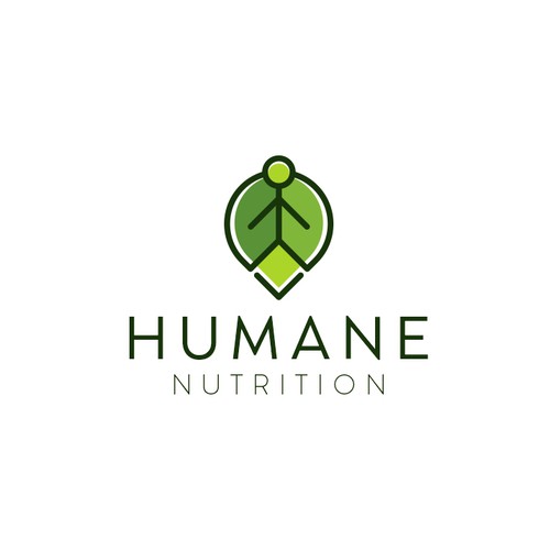 Minimal logo for nutrition company