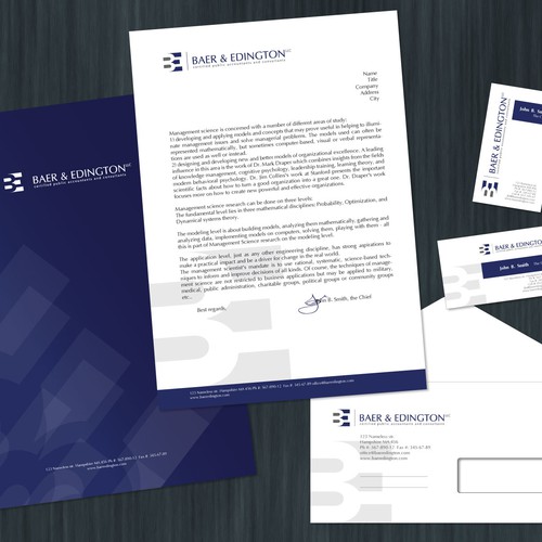 Accounting firm needs progressive, professional visual identity