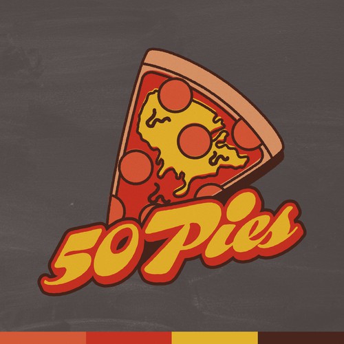 50 Pies's Logo Design