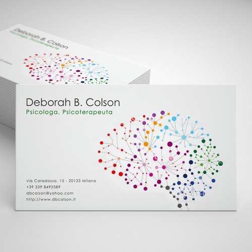 Business Card Design for private psychologist and psychotherapist