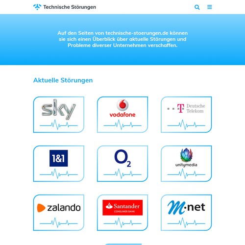 Design for an online portal to report technical problems