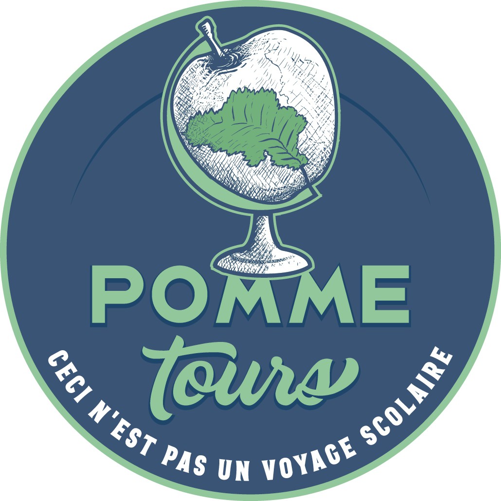 Logo pr une agence de voyage scolaire fun et eco responsable