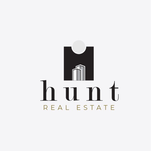 Luxury logo for Hunt Real Estate