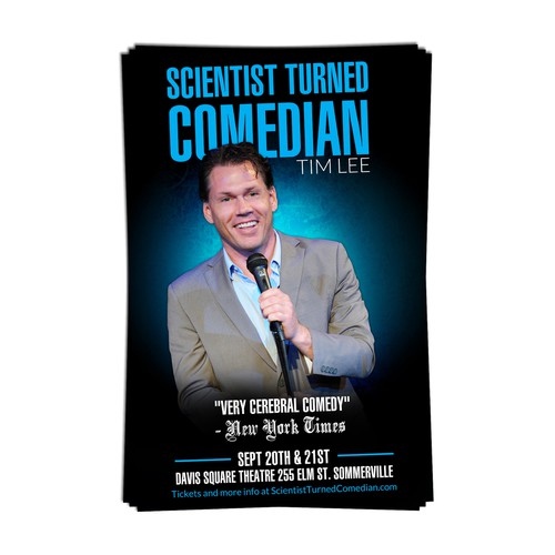Help Scientist Turned Comedian Tim Lee with a new postcard, flyer or print