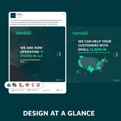 Social media carousel post Design