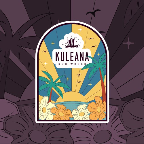 KULEANA Illustration for Sticker Merchandise