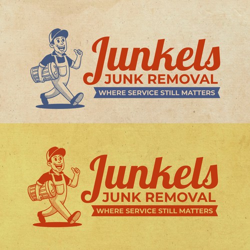 Logo concept for junk removal company