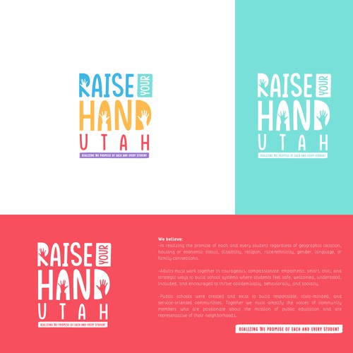Logo RAISE YOUR HAND UTAH